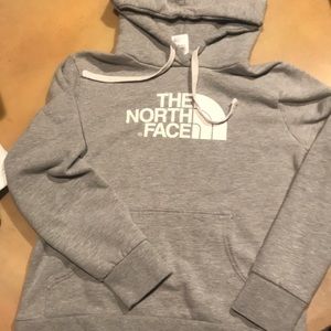 North Face gray hoodie. Women’s Med